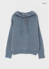 [MADE] Hitten Button Wool Hoodie Knit