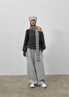 Two Leven Stripe Knit Muffler
