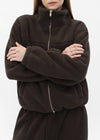 [B-BASIC] Fleece High Neck Zip-up