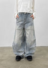 Cult Cut-out Balloon Denim Pants