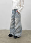 Cult Cut-out Balloon Denim Pants