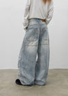 Cult Cut-out Balloon Denim Pants