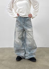 Cult Cut-out Balloon Denim Pants
