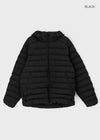(UNISEX) Lamtine Oversized Duck Down Hooded Lightweight Puffer
