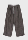 [MADE] Arha Check Padding Banding Pants