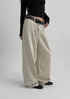 Comtia Wide Pintuck Cotton Pants