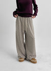 [MADE] Kanfu Stripe Wide Banding Pants