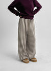 [MADE] Kanfu Stripe Wide Banding Pants