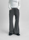 [MADE] Shaman Stripe Bootcut Banding Pants