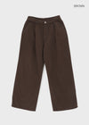 Comtia Wide Pintuck Cotton Pants