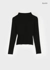 [MADE] Elbine Ribbed Half Neck Knit