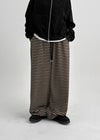 [MADE] Kanfu Stripe Wide Banding Pants