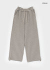 [MADE] Kanfu Stripe Wide Banding Pants