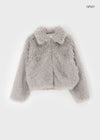Potiont Collar Fur Jacket