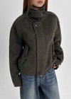 Melno Handmade Blouson Wool Jacket (70% Wool)