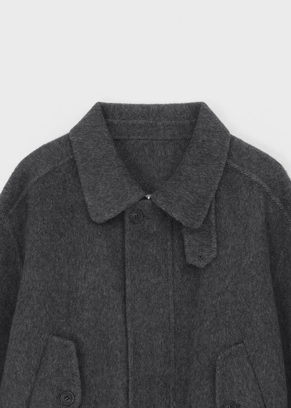 Melno Handmade Blouson Wool Jacket (70% Wool)
