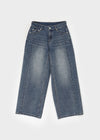 [MADE] Zepa Cut Wide Denim Pants
