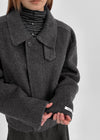 Melno Handmade Blouson Wool Jacket (70% Wool)