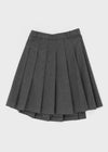 [MADE] Mokun Wool Pleated Wrap Midi Skirt (70% Wool)
