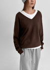 [MADE] Boudry Loose Fit V-neck Knitwear