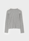 Shine Toe Henley Neck Long Sleeve T-shirt
