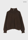 Etten High-neck Knit Zip-up