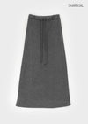 Basmi Fleece Maxi Long Skirt