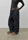 (UNISEX) Two-on Corduroy Cargo Banding Two-way Pants
