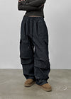 (UNISEX) Two-on Corduroy Cargo Banding Two-way Pants