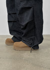 (UNISEX) Two-on Corduroy Cargo Banding Two-way Pants