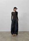 (UNISEX) Two-on Corduroy Cargo Banding Two-way Pants