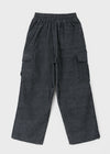 (UNISEX) Two-on Corduroy Cargo Banding Two-way Pants