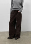 Dekel Wide Corduroy Cotton Pants