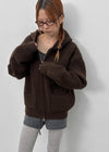 Dufifi Porden Knit Hood Zip-Up