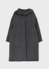 Volken Handmade Duffle Hooded Long Coat (70% Wool)
