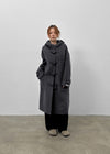 Volken Handmade Duffle Hooded Long Coat (70% Wool)