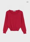 Mideun Basic U-neck Wool Knit