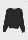 Mideun Basic U-neck Wool Knit