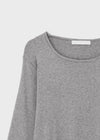 Mideun Basic U-neck Wool Knit