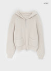 Dufifi Porden Knit Hood Zip-Up