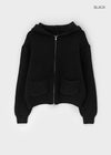 Dufifi Porden Knit Hood Zip-Up