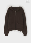 Dufifi Porden Knit Hood Zip-Up