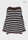 Bunnet Stripe Brush Wool Overfit Knit