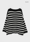 Bunnet Stripe Brush Wool Overfit Knit