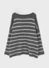 Bunnet Stripe Brush Wool Overfit Knit