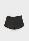 Kurop Wool Pleated Mini Skirt Pants