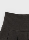 Kurop Wool Pleated Mini Skirt Pants