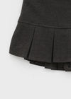 Kurop Wool Pleated Mini Skirt Pants