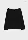 Moonton Boat Neck Loose Fit Knit