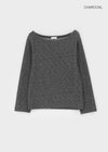 Moonton Boat Neck Loose Fit Knit